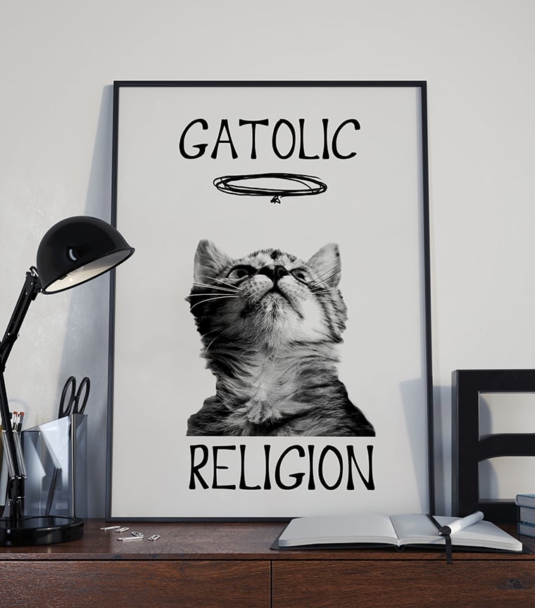 Poster Gatolic Religion