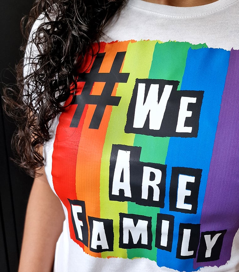 camiseta We are family
